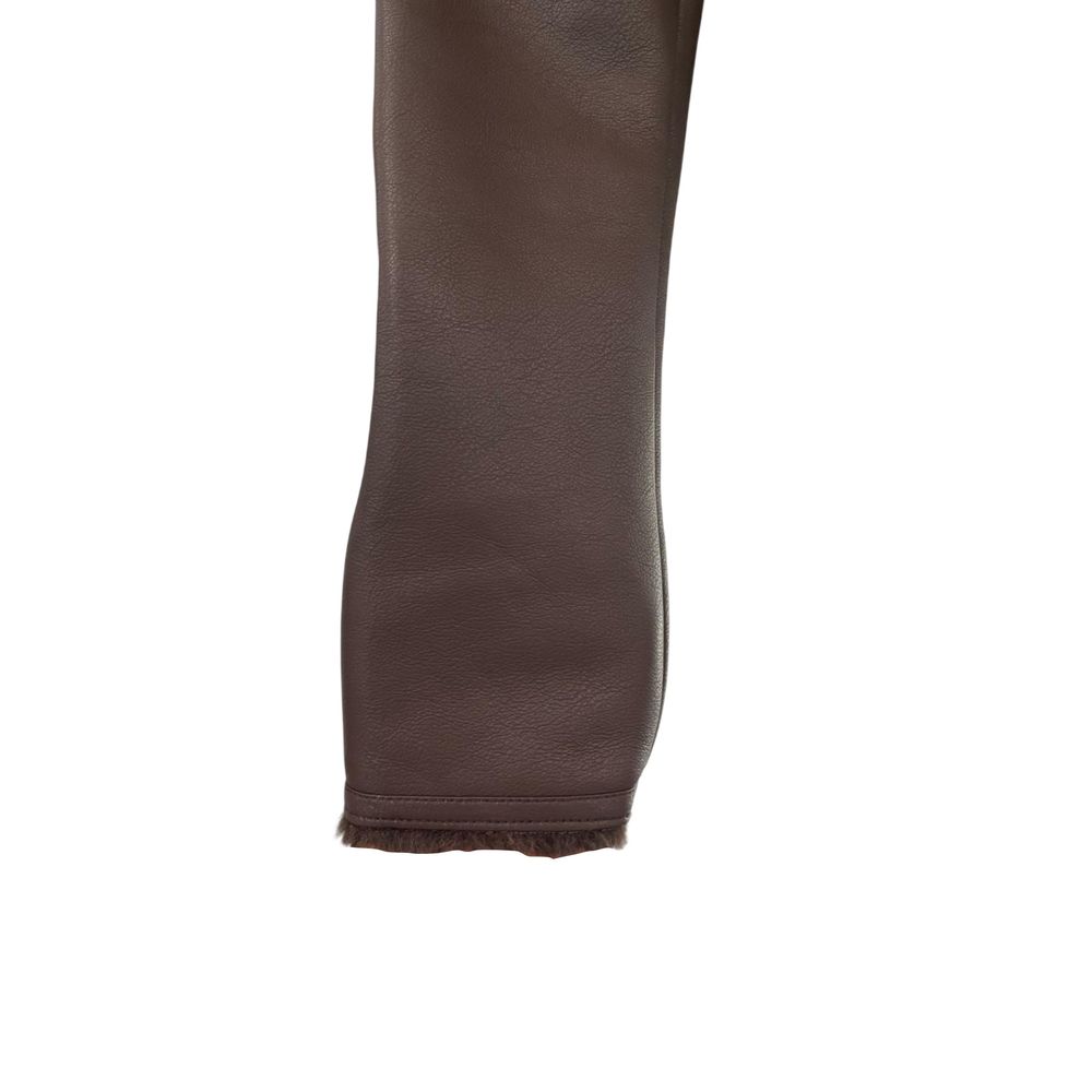 Baldinini Trend Brown Polyester Women Jacket