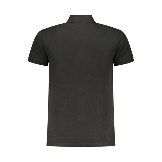 Iceberg Black Cotton Men Polo Shirt