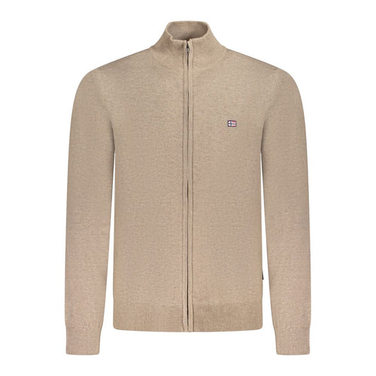 Norway 1963 Brown Polyester Men's Cardigan