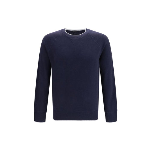 Aragona Cashmere Blue Cashmere Sweater