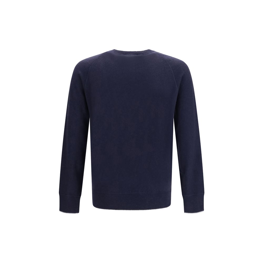 Aragona Cashmere Blue Cashmere Sweater