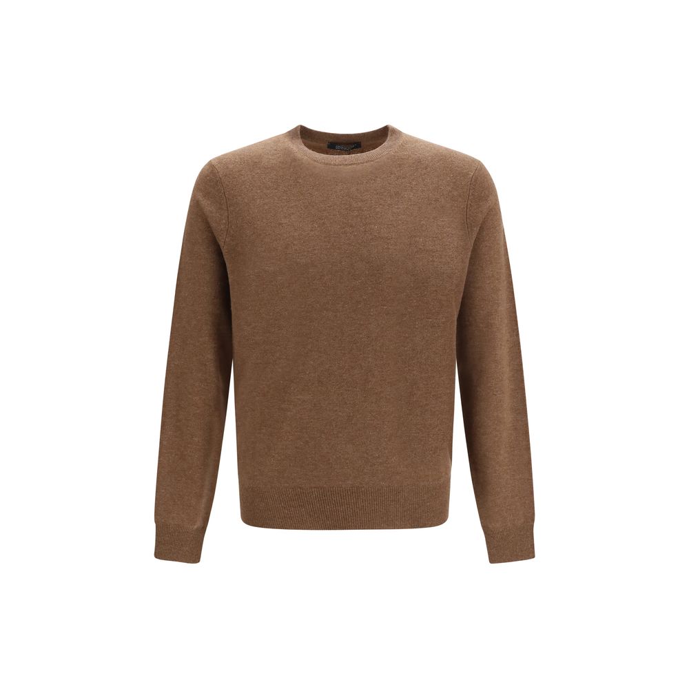 Aragona Cashmere Brown Cashmere Sweater