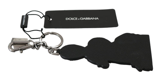 Dolce &amp; Gabbana Leder Dominico Stefano #DGFAMILY Logo-Schlüsselanhänger