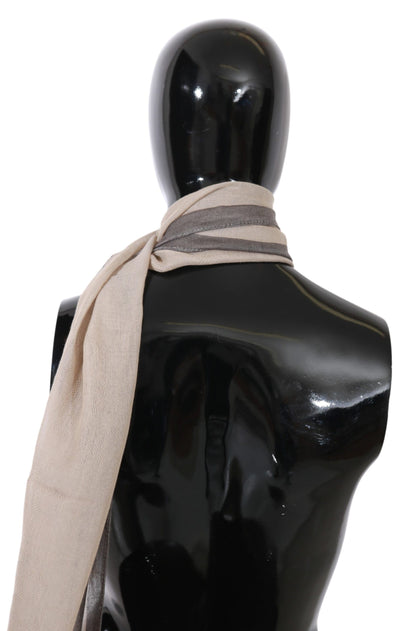 وشاح نسائي من القطن باللون البيج من كوستيوم ناشيونال