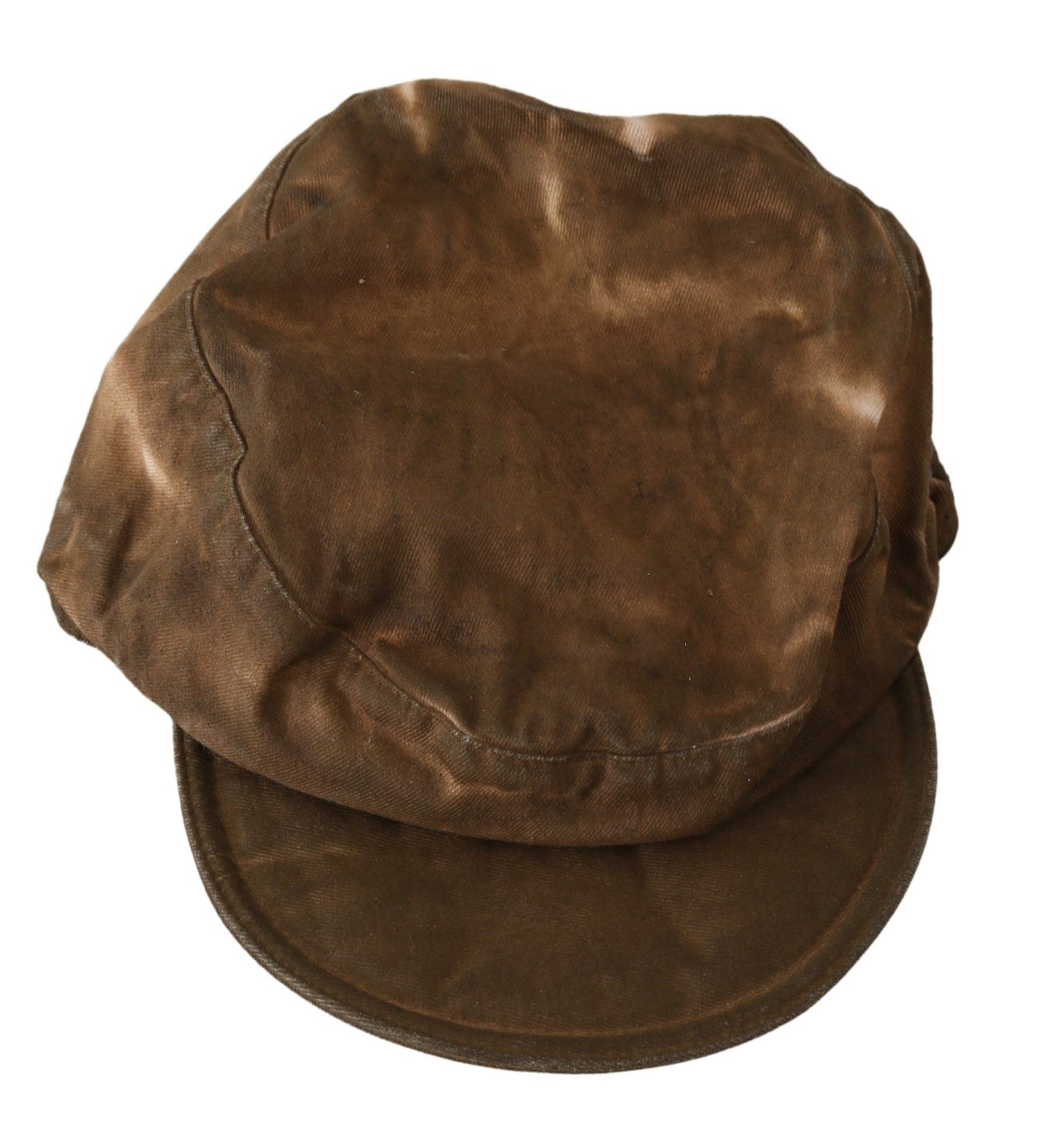 Costume National – Brauner Newsboy-Barett-Cabbie-Fedora-Hut