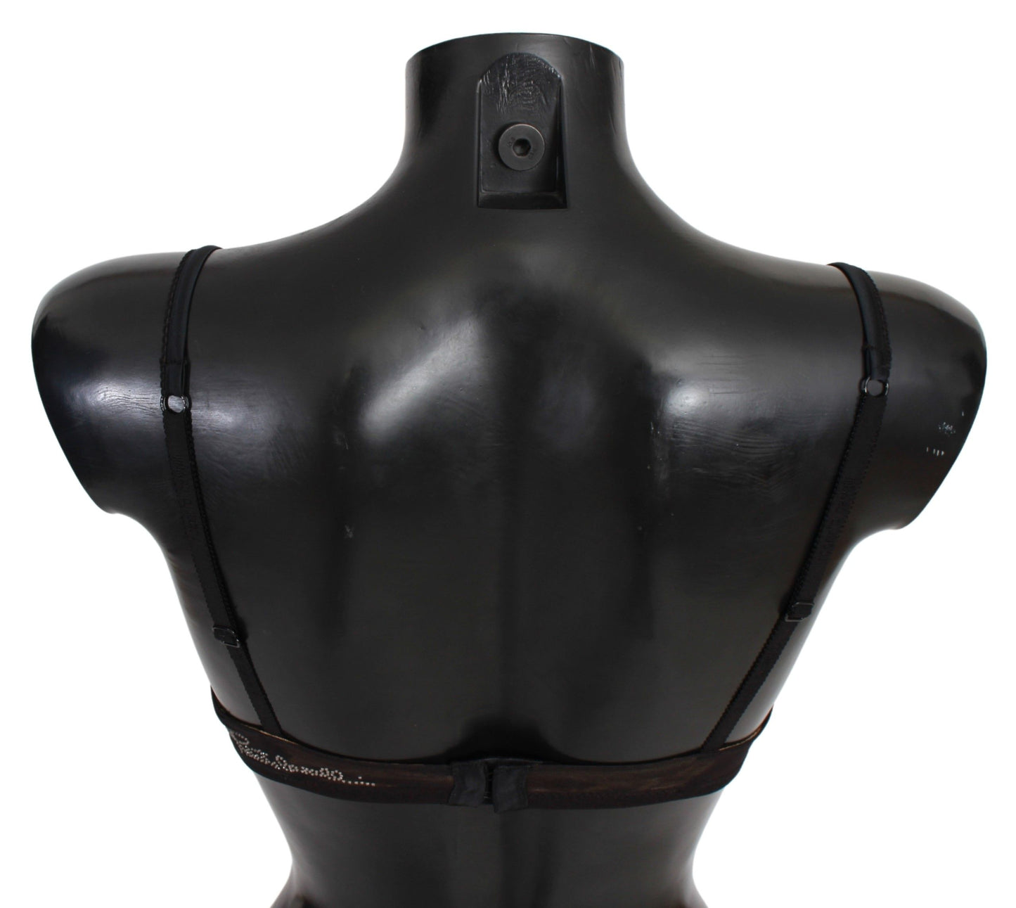 Roberto Cavalli – Push-Up-BH aus Nylon mit schwarzem Leopardenmuster