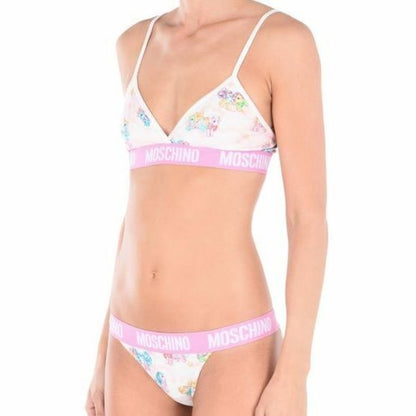 Moschino – Weißes My Little Pony – BH-Slip-Set, zweiteiliger Bikini