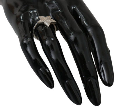 Nialaya Damen-Ring, Silber, klarer Zirkonia, Stern, 925