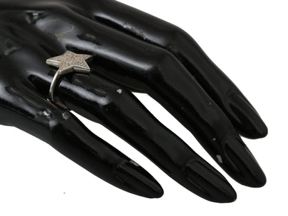 Nialaya Damen-Ring, Silber, klarer Zirkonia, Stern, 925