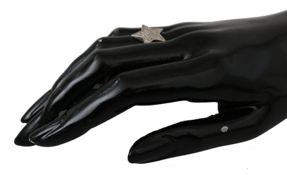 Nialaya Damen-Ring, Silber, klarer Zirkonia, Stern, 925