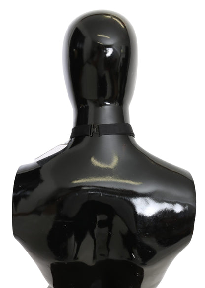 Dolce &amp; Gabbana – Catwalk-Halskette aus 100 % Seide mit goldenen Kristallperlen und Pailletten