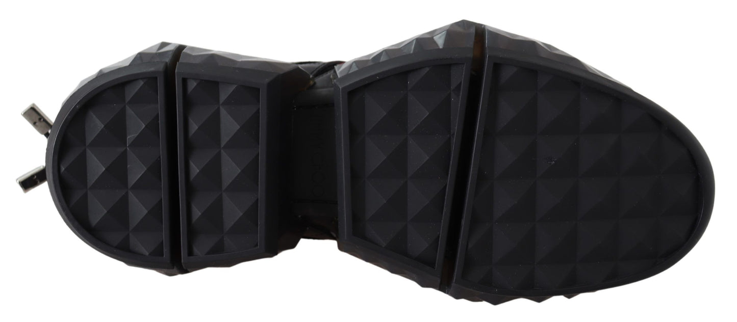 Jimmy Choo Electric Elegance Leder-Mesh-Sneaker