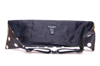 Dolce &amp; Gabbana – Schwarzer Smoking-Kummerbundgürtel