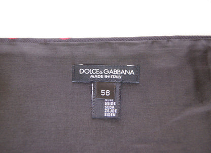 Dolce &amp; Gabbana – Schwarzer Smoking-Kummerbundgürtel