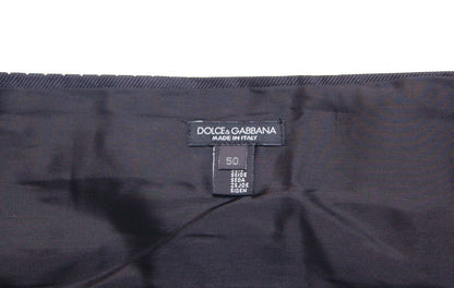 Dolce &amp; Gabbana – Schwarzer Smoking-Kummerbundgürtel