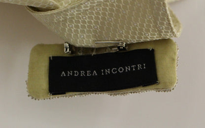 Andrea Incontri Beiges ärmelloses Blusentop