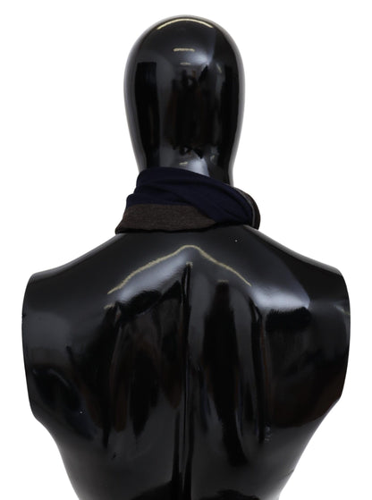 Missoni – Mehrfarbig gestreifter Unisex-Wickelschal aus Wolle mit Fransen