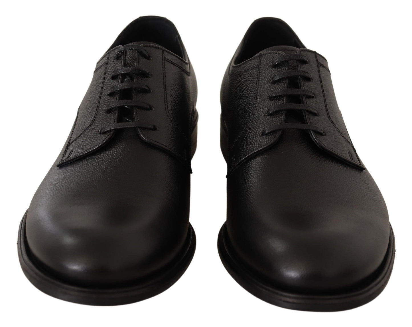 Dolce &amp; Gabbana – Formelle Derby-Schuhe aus schwarzem Leder für Herren
