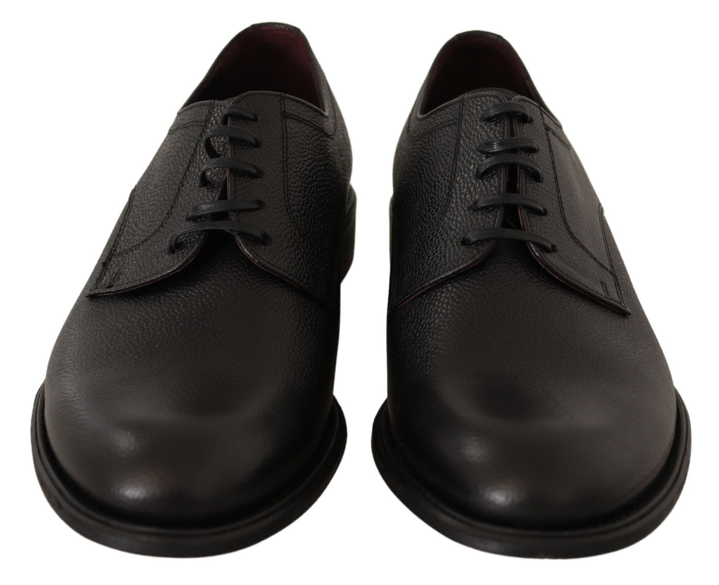 Dolce &amp; Gabbana – Formelle Derby-Schuhe aus schwarzem Leder für Herren