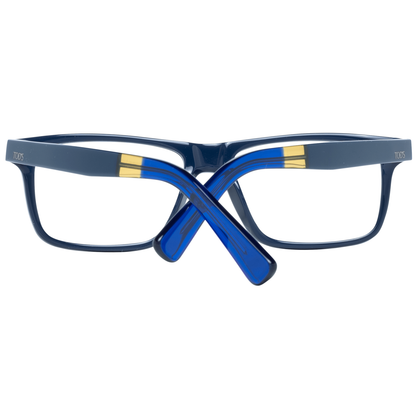 Tod's Chic Blaue Rechteckige Herrenbrille