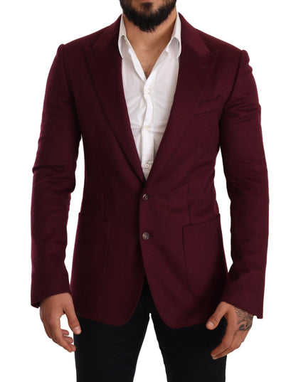 Dolce &amp; Gabbana – Kaschmir-Slim-Fit-Manteljacke mit Blazer in Kaschmirbraun