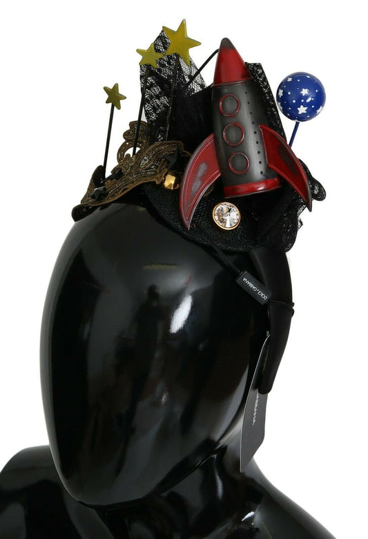 Dolce &amp; Gabbana Rocket Crystal Stars Tiara Diadem-Stirnband