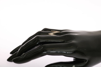 Nialaya Silberner authentischer transparenter Damenring