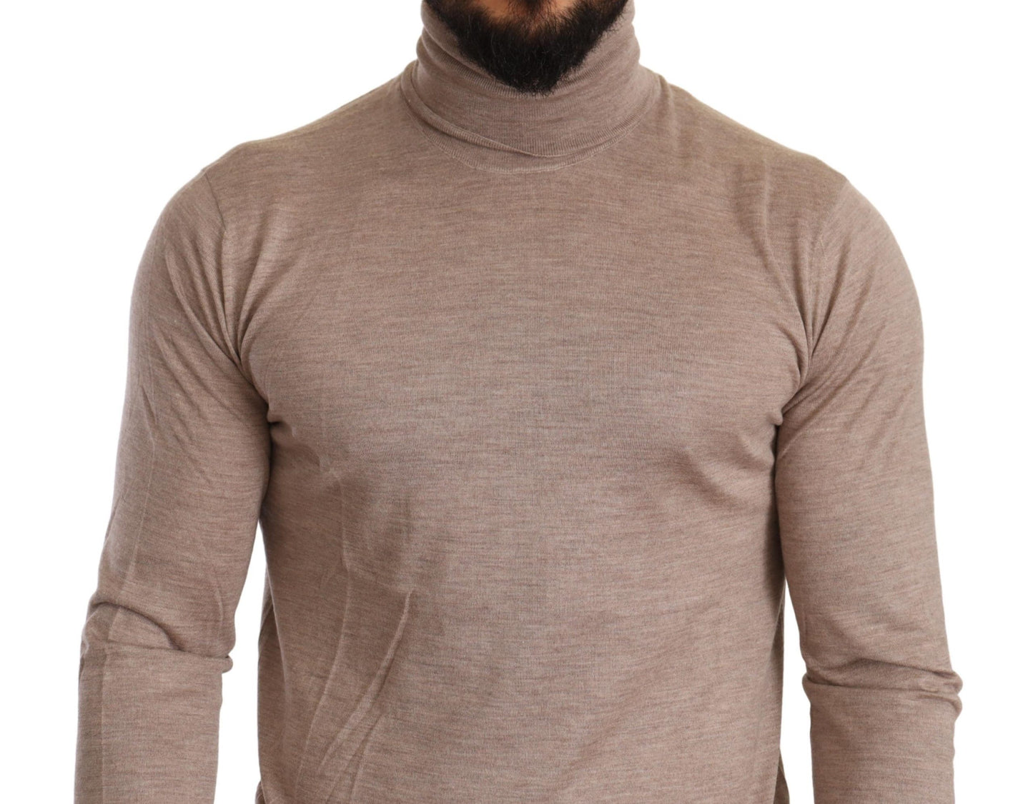 Dolce &amp; Gabbana Beige Kaschmir Rollkragenpullover