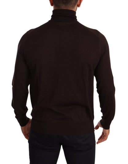 Dolce &amp; Gabbana Brauner Rollkragenpullover aus Kaschmir