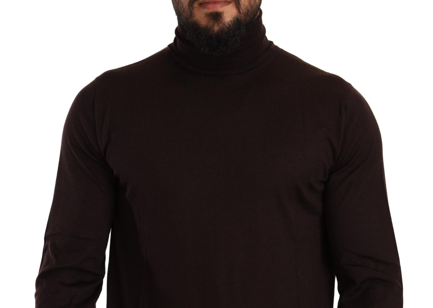 Dolce &amp; Gabbana Brauner Rollkragenpullover aus Kaschmir