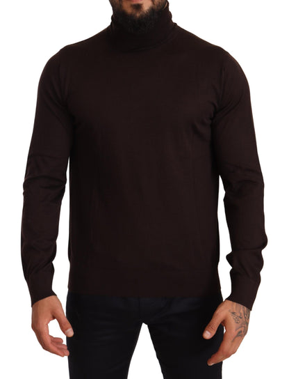 Dolce &amp; Gabbana Brauner Rollkragenpullover aus Kaschmir