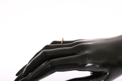 Nialaya Gold Authentischer Damen-Ring aus 925er Silber mit klaren Zirkonia