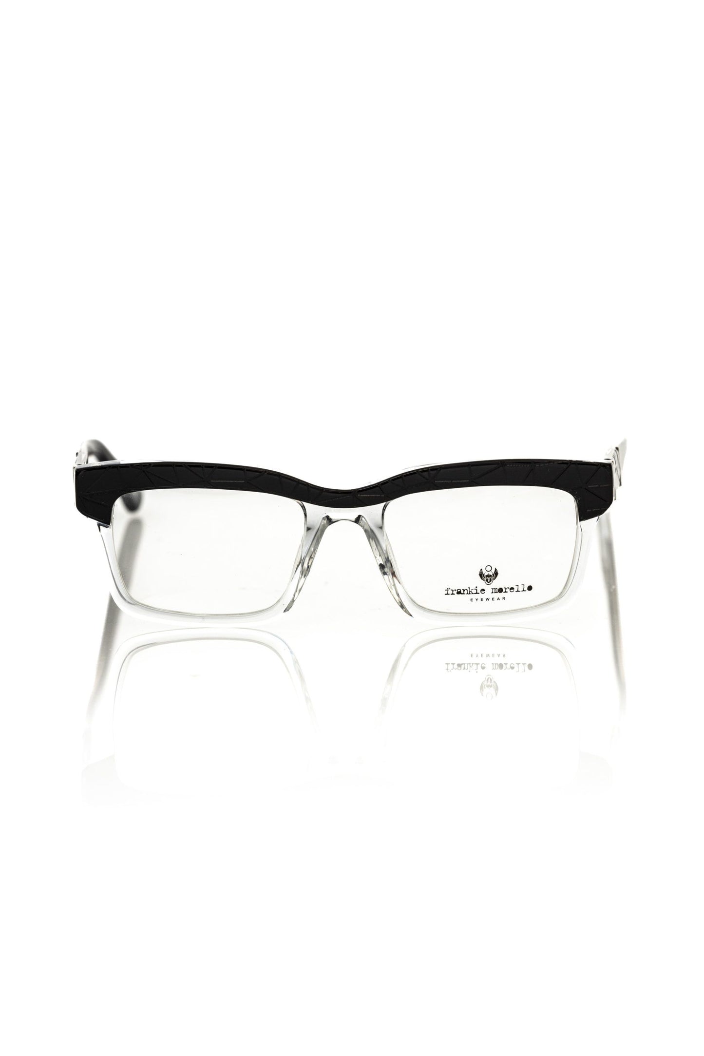 Frankie Morello Schwarze Acetat-Herrenbrille