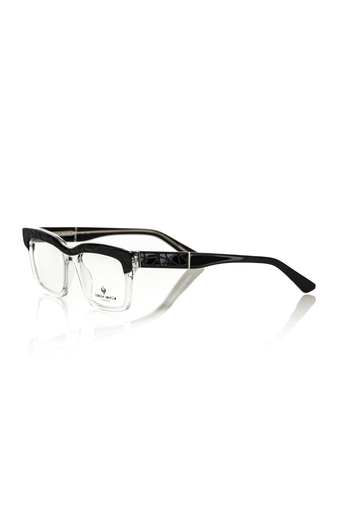 Frankie Morello Schwarze Acetat-Herrenbrille