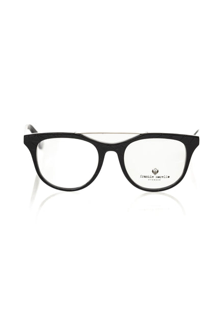 Frankie Morello Schwarze Acetat-Herrenbrille