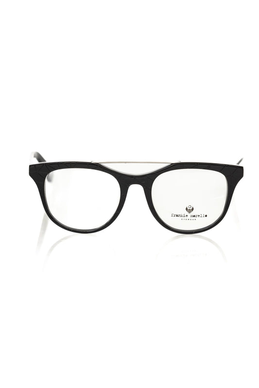 Frankie Morello Schwarze Acetat-Herrenbrille