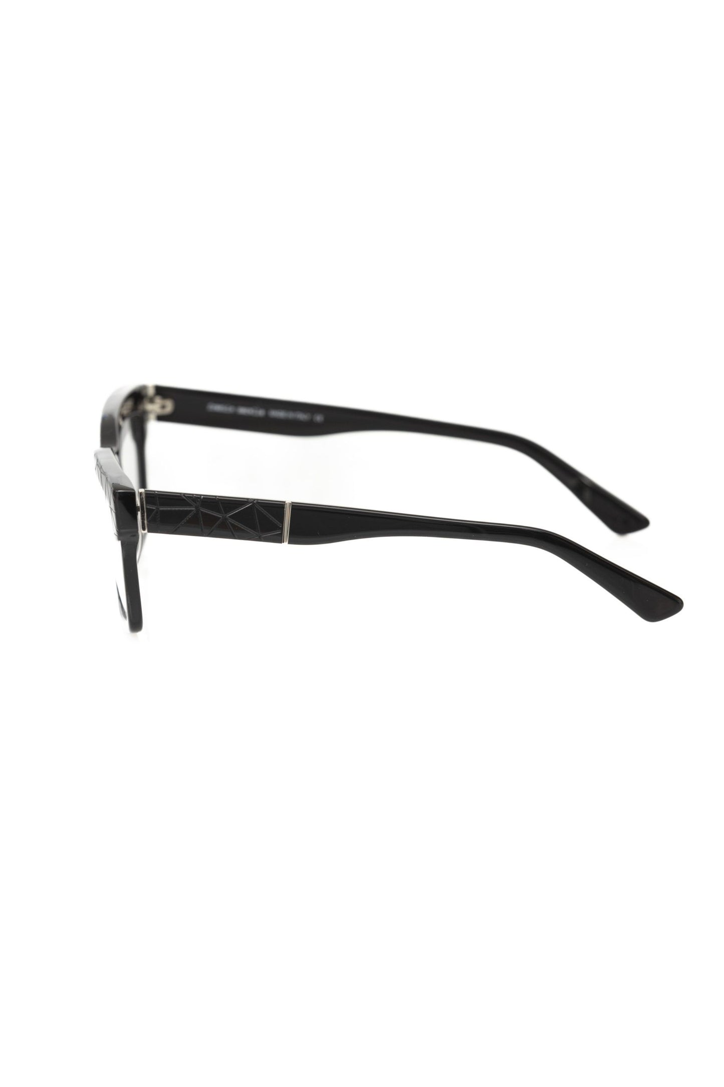 Frankie Morello Schwarze Acetat-Herrenbrille