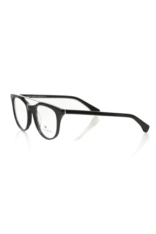 Frankie Morello Schwarze Acetat-Herrenbrille