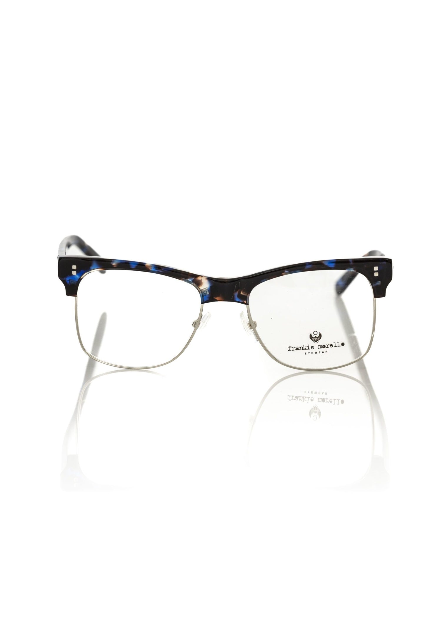 Frankie Morello Blau Metallic Herrenbrille