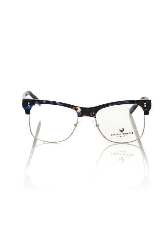 Frankie Morello Blau Metallic Herrenbrille