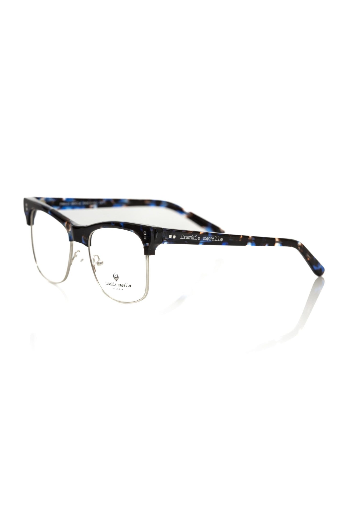 Frankie Morello Blau Metallic Herrenbrille