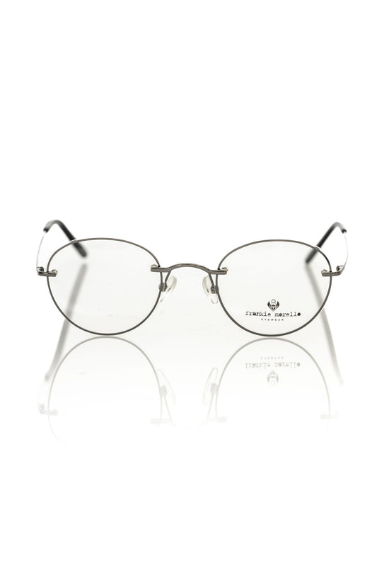 Frankie Morello Grau Metallic Herrenbrille