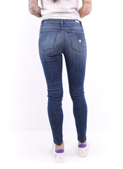 Don The Fuller Damen Jeans aus blauer Baumwolle