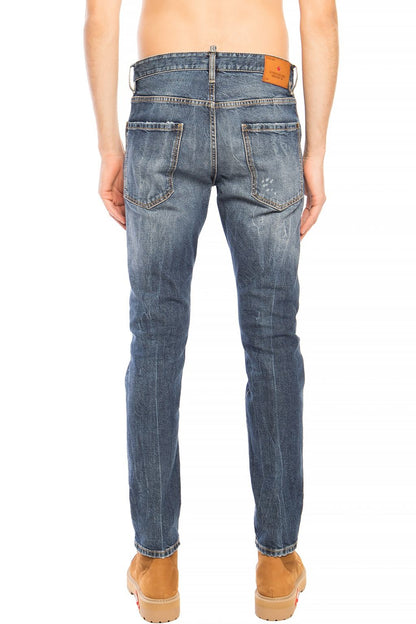 Dsquared² Blaue Baumwolljeans für Herren