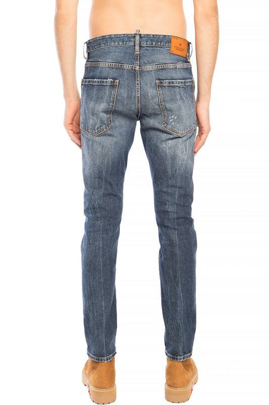 Dsquared² Blaue Baumwolljeans für Herren