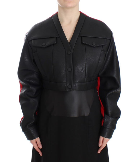 KAALE SUKTAE – Schwarze, kurze Bomberjacke