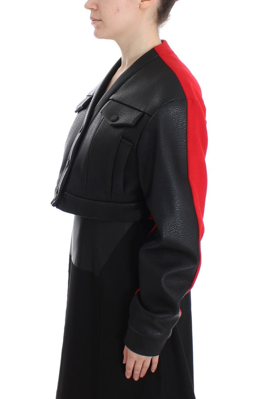 KAALE SUKTAE – Schwarze, kurze Bomberjacke