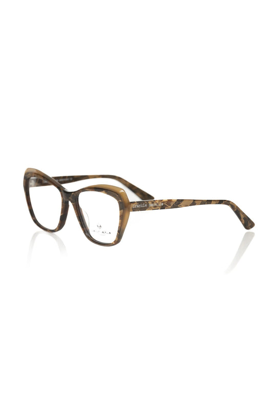 Frankie Morello Beige Acetat Damen Brillengestell