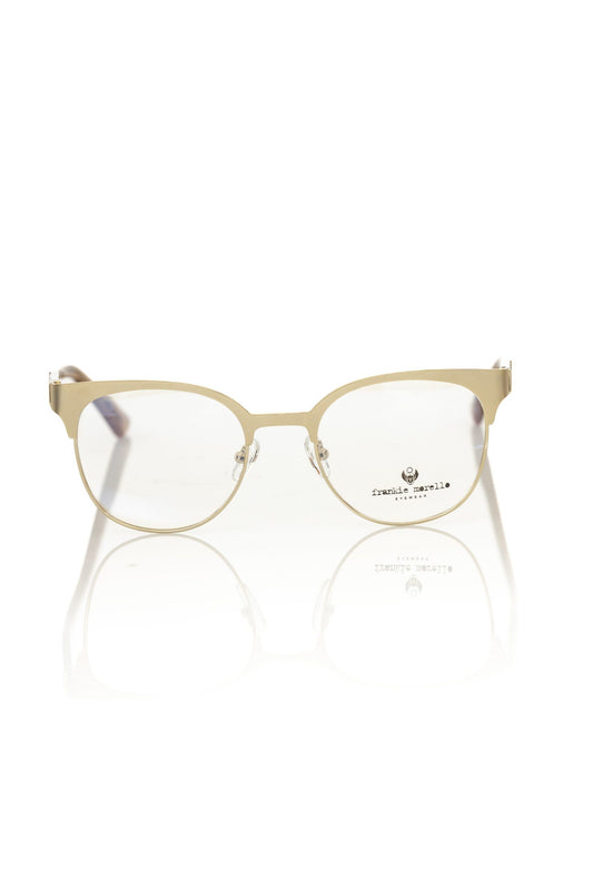 Frankie Morello Damenbrille aus goldenem Acetat