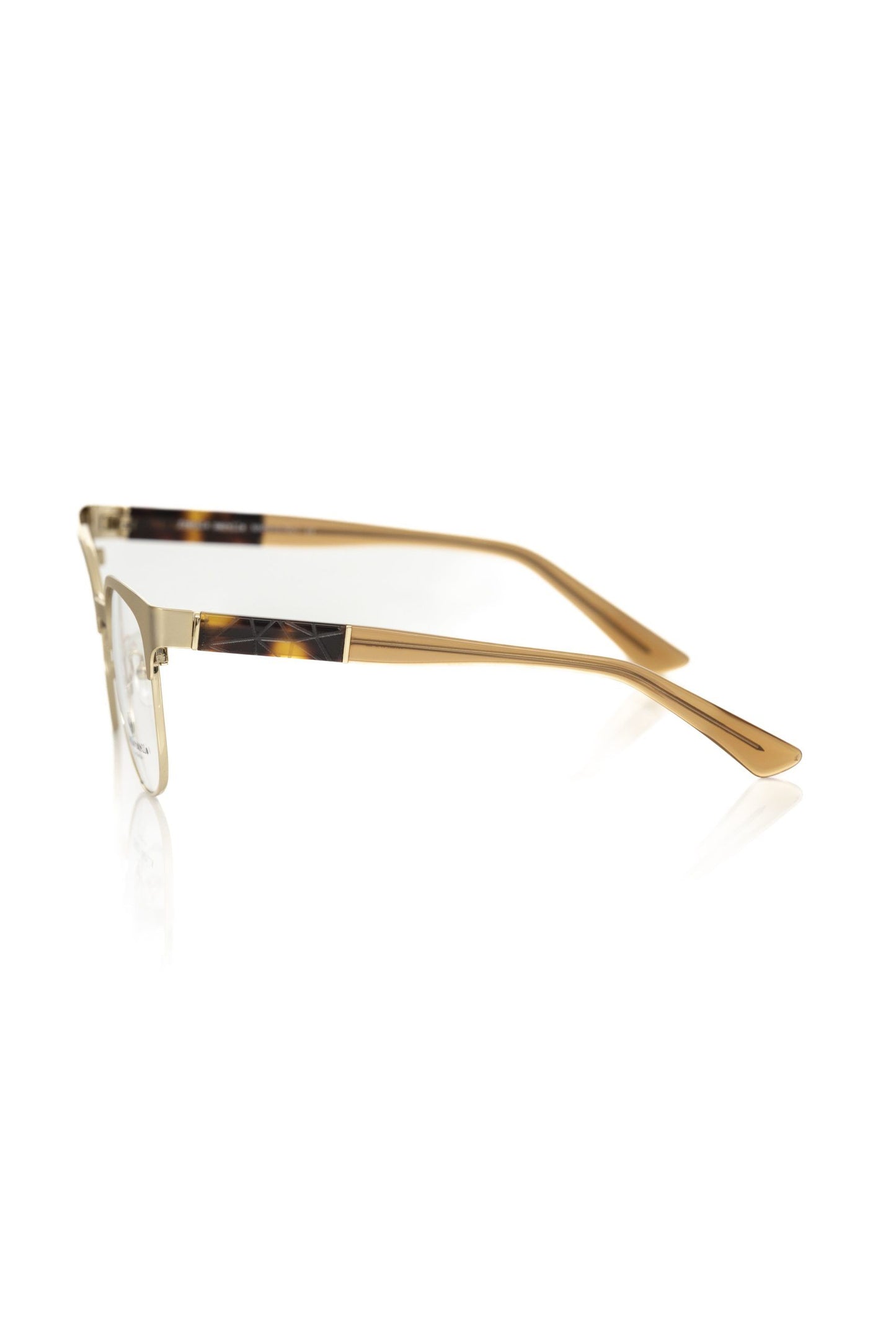 Frankie Morello Damenbrille aus goldenem Acetat